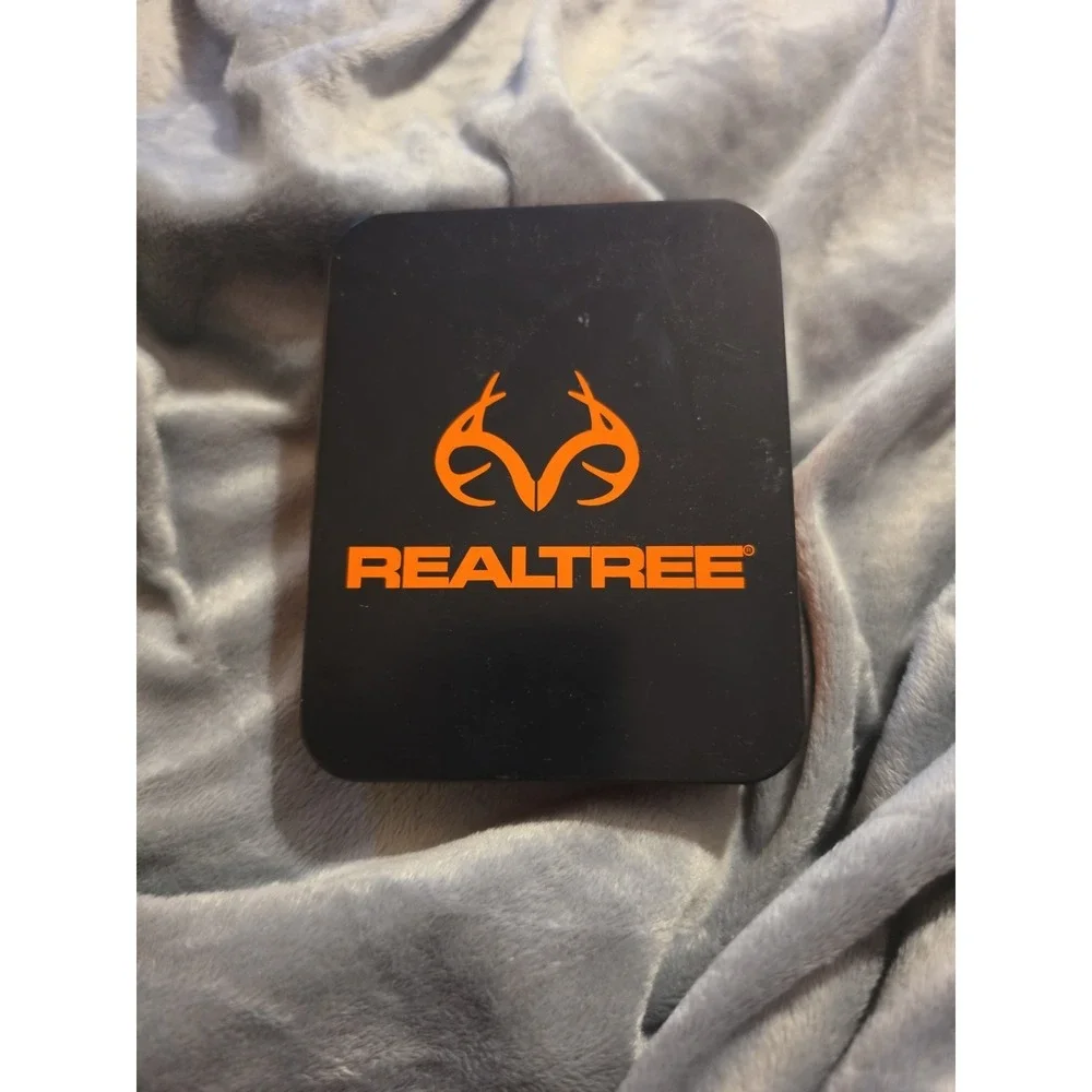 Realtree Leather , Tin Gift Box‎ Canvas Leather Trim
